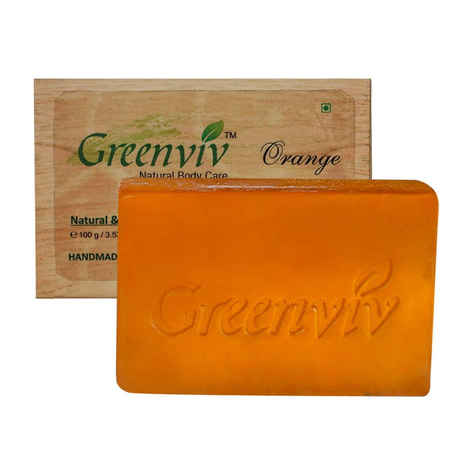 Buy Greenviv Natural Orange Soap (100 g) - Purplle