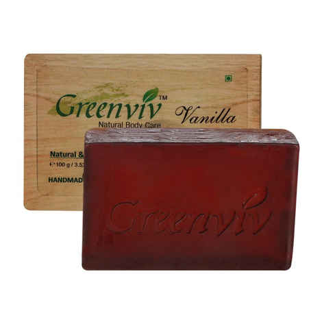 Buy Greenviv Natural Vanilla Soap (100 g) - Purplle