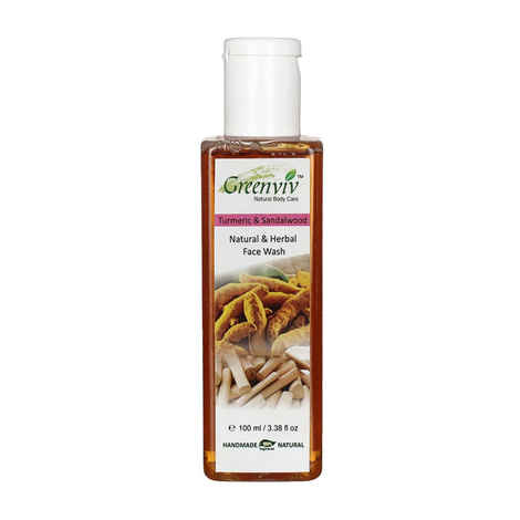 Buy Greenviv Natural Turmeric Face Wash (100 ml) - Purplle