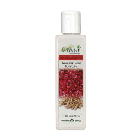 Buy Greenviv Natural Rose & Sandalwood Body Lotion (200 ml) - Purplle