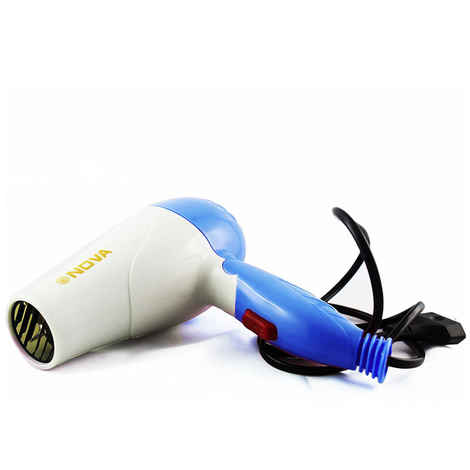 Buy Nova 1000W NV1290 Folding Hair Dryer (Blue) - Purplle