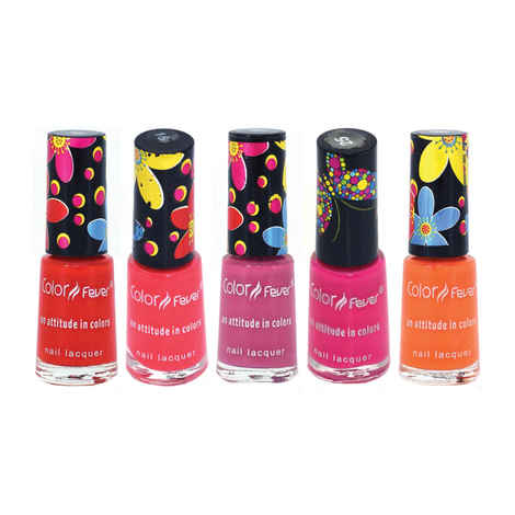 Buy Color Fever Muti Shine Nail Lacquer Pink Marmalade (25 ml) - Purplle