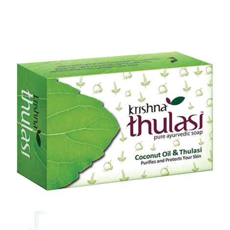 Buy Cuticura Krishna Thulasi Pure Ayurevedic Soap (75 g) - Purplle
