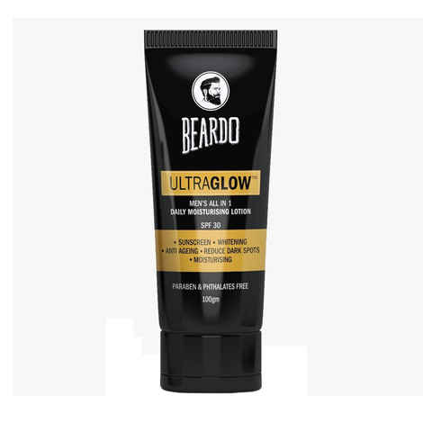 Buy Beardo Ultraglow Face Lotion For Men (100 g) - Purplle