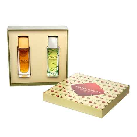 Buy All Good Scents Eternal Garden Duo Fragrance Set For Men (Musk & Vetiver)(50 ml + 50 ml) - Purplle