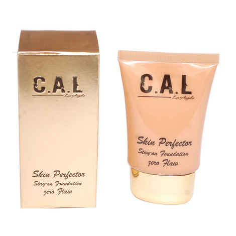 Buy C.A.L Los Angeles Skin Perfector Stay On Foundation (45 ml) (Medium Shade # 3) - Purplle
