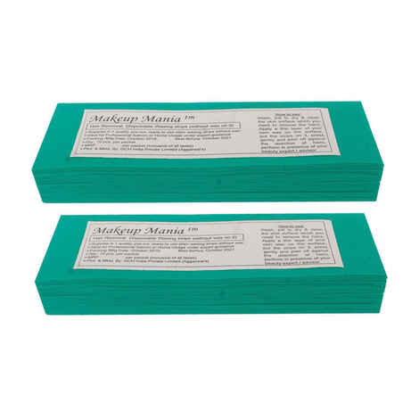 Buy Makeup Mania Hair Removal Waxing Strips - Green 140 Pcs - Purplle