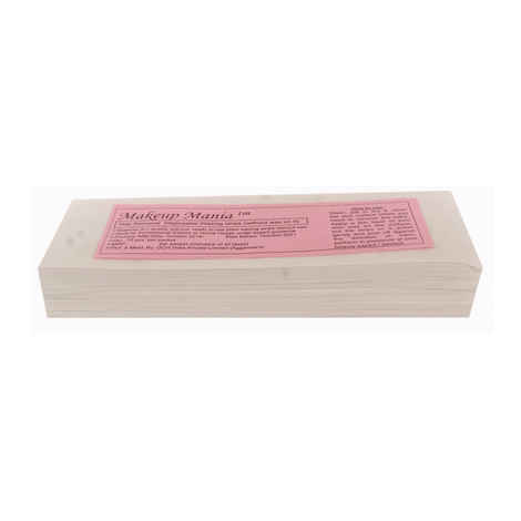 Makeup Mania Hair Removal Waxing Strips - White 70 Pcs
