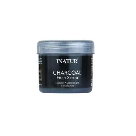 Buy Inatur Charcoal Face Scrub (125 g) - Purplle