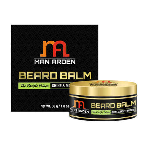 Buy Man Arden Beard & Mustache Balm The Pacific Prince (Shine & Moisturizing) (50 g) - Purplle