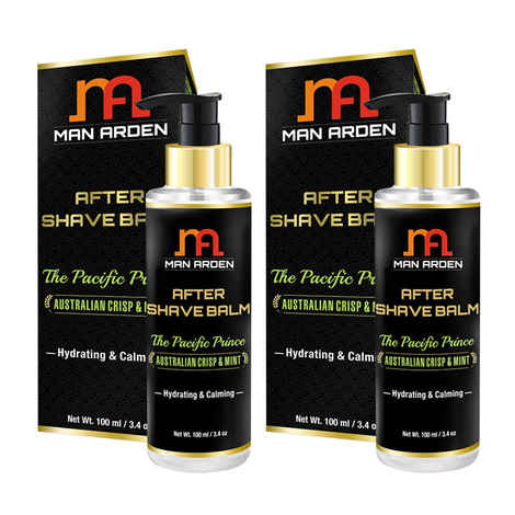 Buy Man Arden After Shave Balm The Pacific Prince (100 ml) x Pack of 2 - Purplle