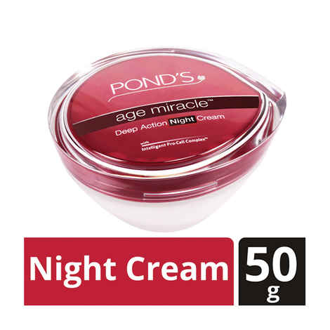 Buy Pond's Age Miracle Youthful Glow Night Cream SPF 15 PA++ | For Anti Ageing | Fades Spots | Boost Radiance | 50g - Purplle