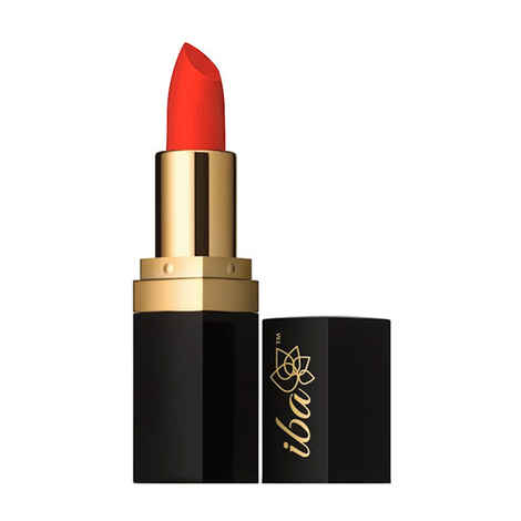 Buy Iba Halal Care PureLips Long Stay Matte Lipstick Shade M06 Bold Red (4 g) - Purplle