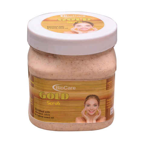 Buy Biocare Gold Scrub (500 ml) - Purplle