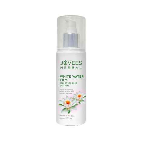 Buy Jovees Herbal White Water Lily Moisturizing Lotion | For Normal to Dry Skin | Lightweight, Non-Sticky, Optimum Moisturization | 100% Natural 200ml - Purplle