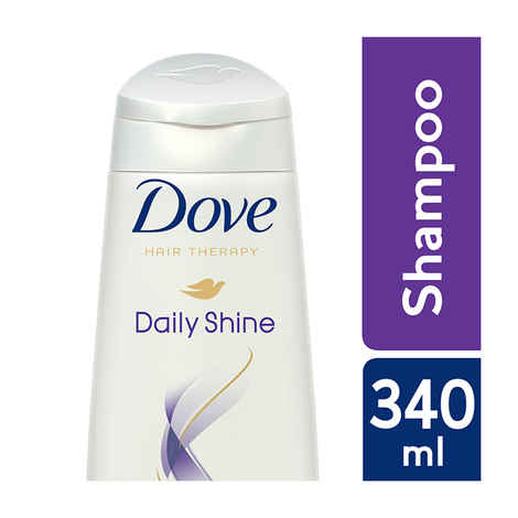 Buy Dove Daily Shine Shampoo (340 ml) - Purplle