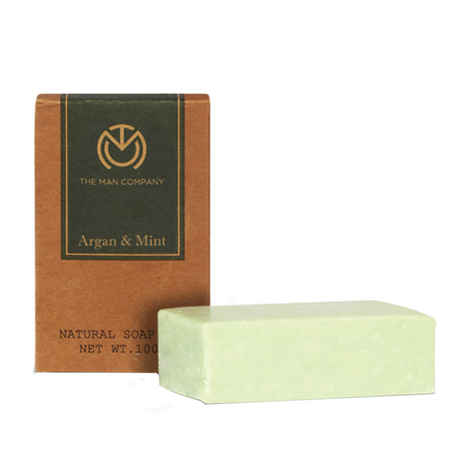 Buy The Man Company Argan & Mint | Soap Bar (100G) - Purplle