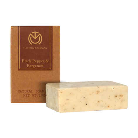 Buy The Man Company Blackpepper & Bergamot Soap Bar(100G) - Purplle