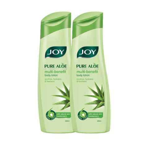 Buy Joy Pure Aloe Multi-Benefit Body Lotion(Pack Of 2 X 300 ml) - Purplle