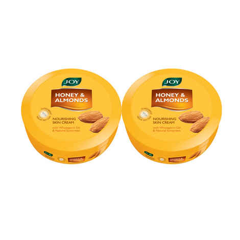Buy Joy Honey & Almonds Nourishing Skin Cream (Pack Of 2 X 500 ml) - Purplle