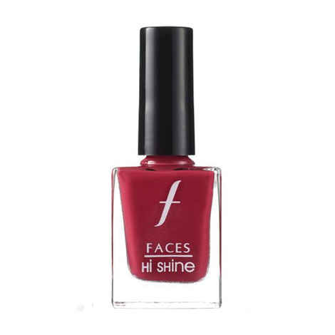 Buy Faces Canada Hishine Nail Enamel Woddy Ruby 156 (9 ml) - Purplle