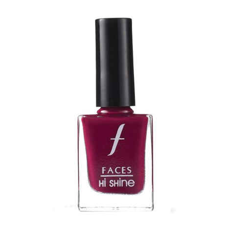 Buy Faces Canada Hishine Nail Enamel Woddy Mahogany 153 (9 ml) - Purplle