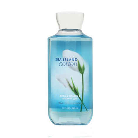Buy Bath & Body Works Sea Island Cotton With Shea & Vitamin E Shower Gel (295mL) - Purplle