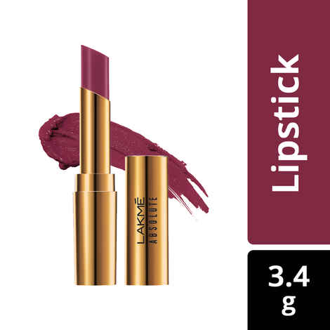 Buy Lakme Absolute Argan Oil Lip Color - Soaked Berries (3.4 g) - Purplle