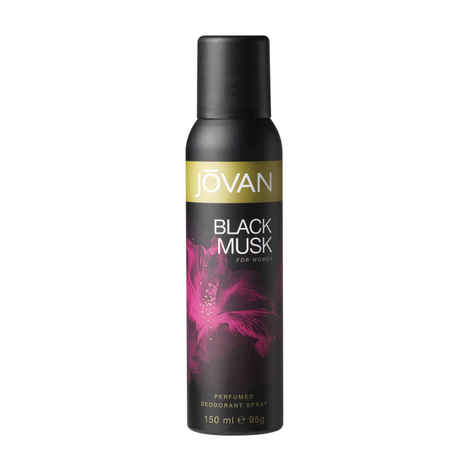 Buy Jovan Body Spray Black Musk Her (150 ml) - Purplle
