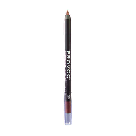 Buy Provoc Gel Lip Liner Water Proof 33 Warm & Fuzzy (1.2g) - Purplle