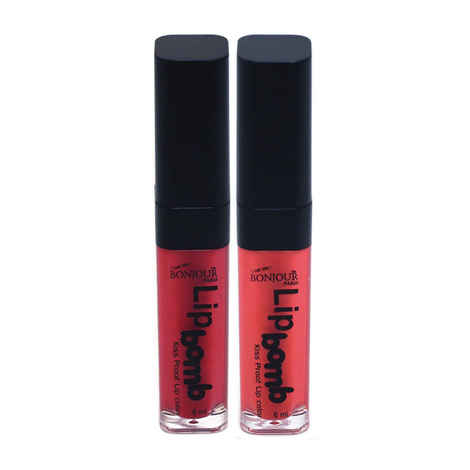 Buy Bonjour Paris Super Matt Lip Color Bunt Amber / Tangerine, 0.40 Ounce (Pack of 2) - Purplle