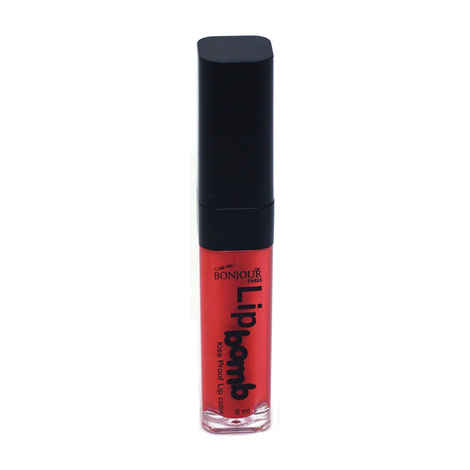 Buy Bonjour Paris Super Matt Lip Color Deep Red, 0.20 Ounce - Purplle