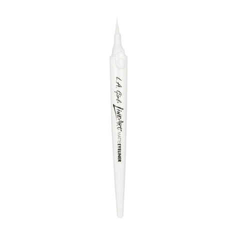 Buy L.A. Girl Matte Line Art Eyeliner Pure White 0.22 g - Purplle