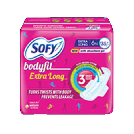 Buy Sofy Bodyfit XL 6 Pads - Purplle