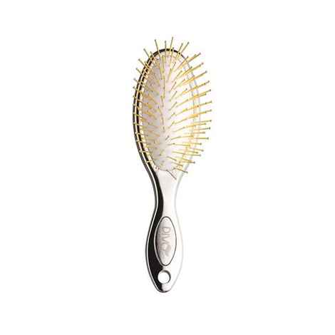 Buy Aurum Silver Flat Brush Small - Purplle