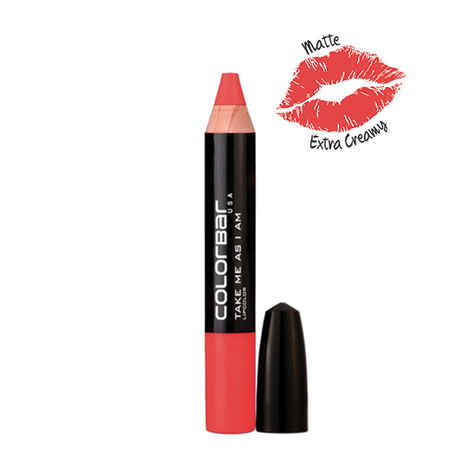 Buy Colorbar Take Me As I Am Lipstick Pink Whisper - 019(3.94 g)+Free Sharpner - Purplle
