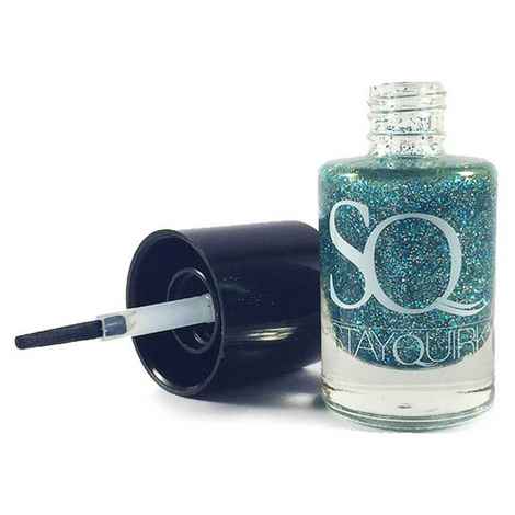 Buy Stay Quirky Nail Polish, Glitter, Blue - Defining Bling 634 (10 ml) - Purplle
