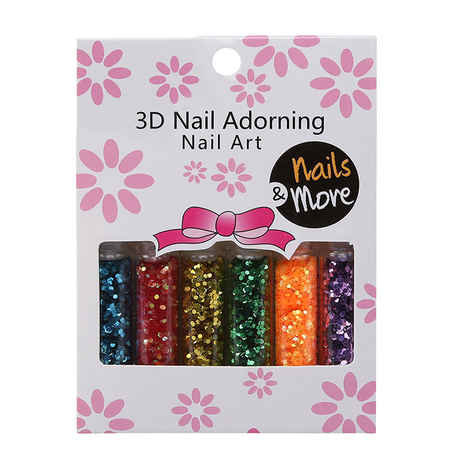 Buy Nails&More NLA-24 6 Glitter Set - Purplle