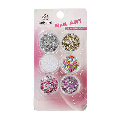 Buy Nails&More NLA-29 6 Glitter Set - Purplle