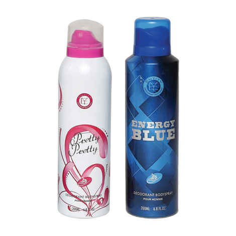 Buy York Entity Him & Her Deodorant Set Gift Combo-12U - Purplle