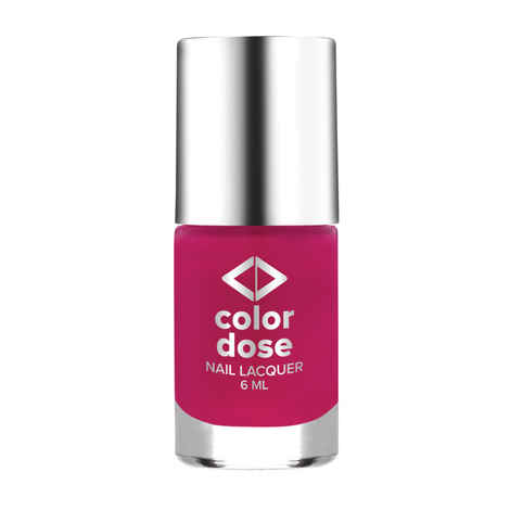 Buy Color Dose Matt Magenta Nail Polish - Purplle