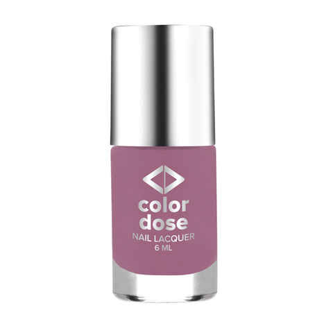 Buy Color Dose Matt Mauve 47 Nail Polish - Purplle