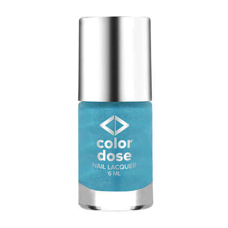 Buy Color Dose Pearls Sky Blue Nail Polish - Purplle