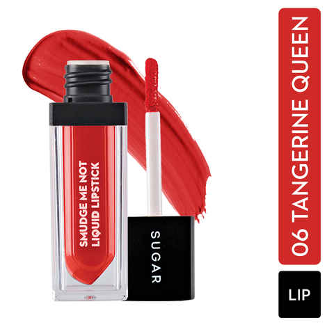 Buy Smudge Me Not Liquid Lipstick - 06 Tangerine Queen (Orange Coral) - Purplle