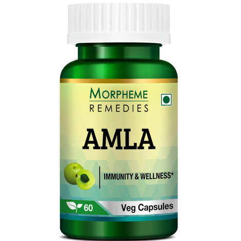 Buy Morpheme Amla Caps 500mg Extract 60 Veg Caps - Purplle
