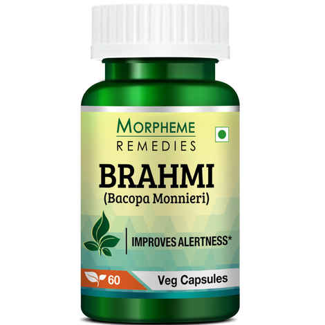 Buy Morpheme Bacopa (Brahmi) Caps 500mg Extract 60 Veg Caps - Purplle