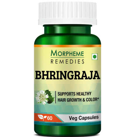 Buy Morpheme Bhringraja (Eclipta Alba) 500mg Extract 60 Veg Caps - Purplle