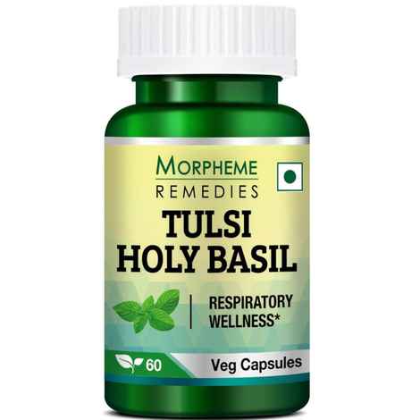Buy Morpheme Tulsi Holy Basil 500mg Extract - 60 Veg Caps - Purplle