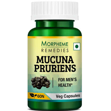 Buy Morpheme Mucuna Pruriens (Kapikachhu)- 500mg Extract - 60 Veg Caps - Purplle