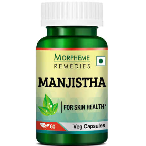Buy Morpheme Remedies Manjistha Extract 500 mg - 60 Capsules - Purplle